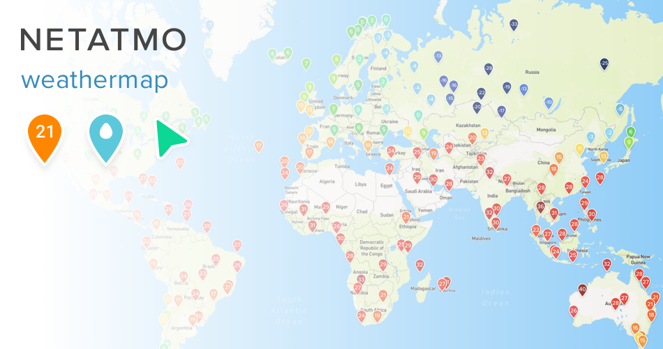 weather map of my current location Netatmo Weathermap weather map of my current location